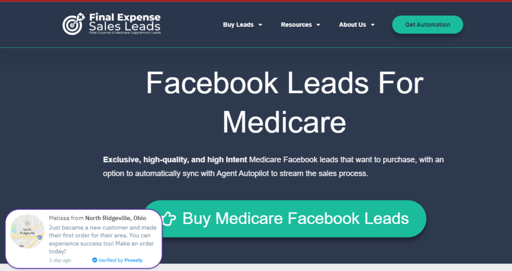 Facebook: Medicare Leads