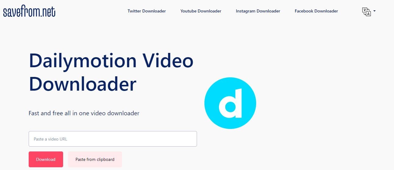 Savefrom Dailymotion Download