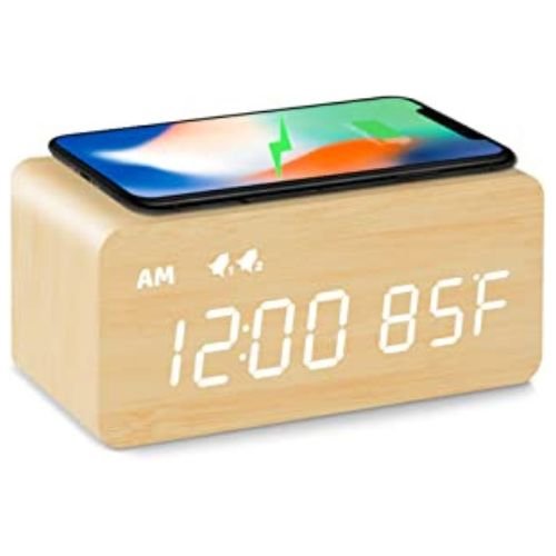 Moisto Digital Wooden alarm clock