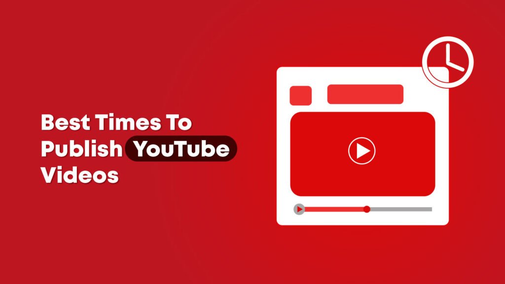 best time to publish youtube videos