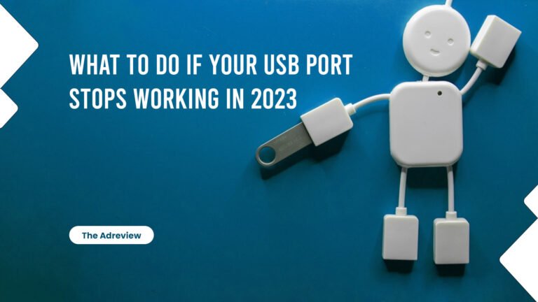 What To Do If Your USB Port Stops Working